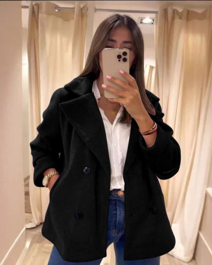 Manteau Hiver Femme à Capuchon avec Fermeture Éclair Double