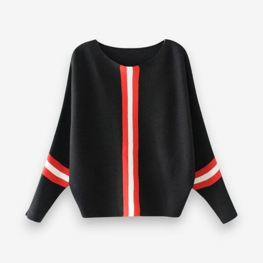 Pull Rayé Femme Manches Longues et Confortable - PanierRoyale