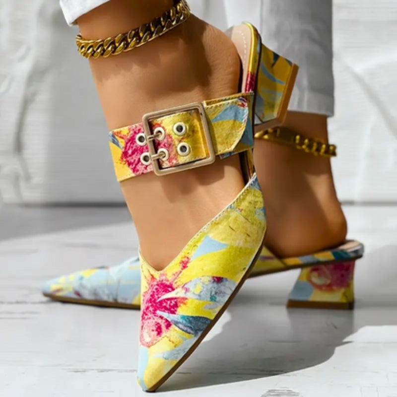 Chaussures Talons Hauts à Bride Arrière Femmes