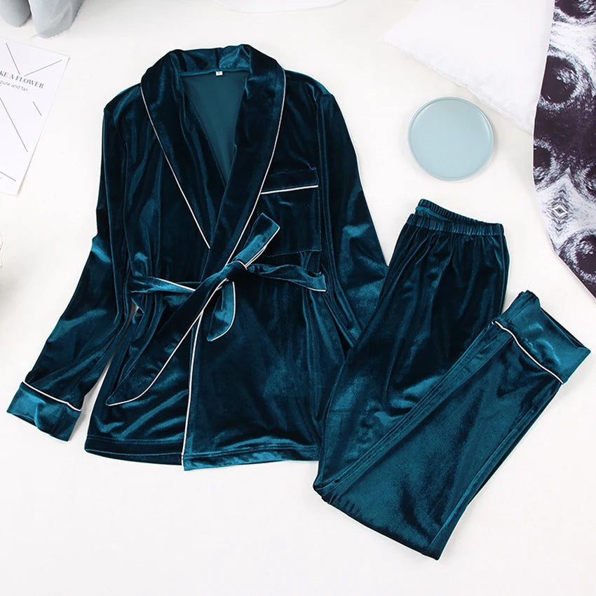 Pyjama Femme Hiver Doux et Chaud