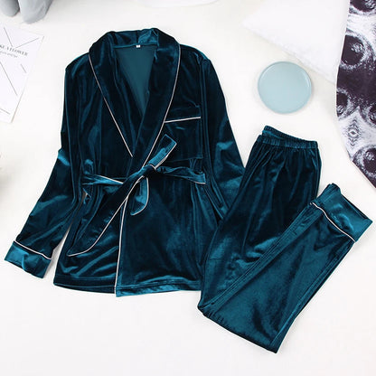 Pyjama Femme Hiver Doux et Chaud
