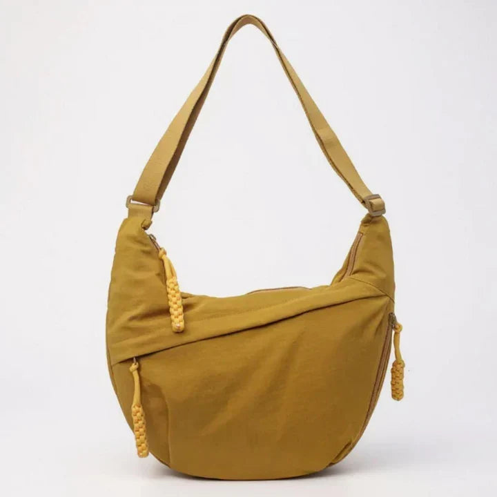 Sac banane Femme Nylon côtelé Bandoulière réglable