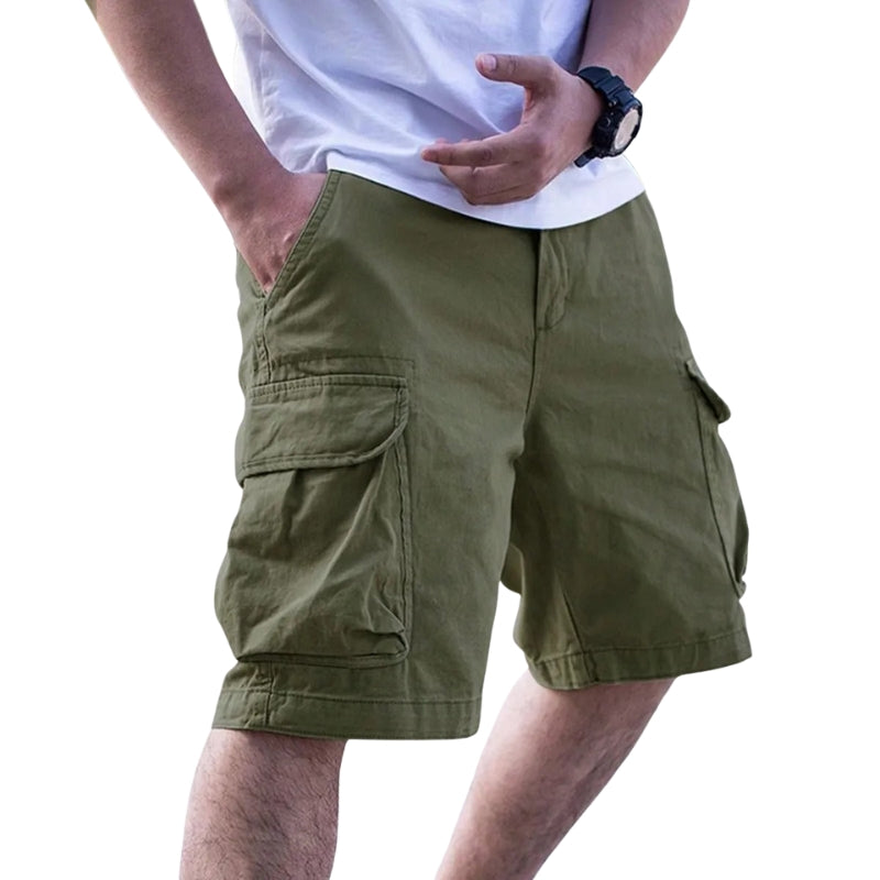 Pantalon Court Cargo avec Poches Latérales pour Homme