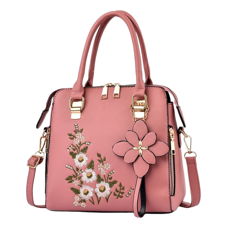 Sac à Main Floral avec Bretelle Réglable