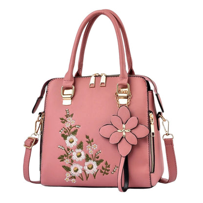 Sac à Main Floral avec Bretelle Réglable
