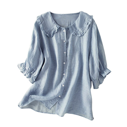 Chemise Femme Manches Longues Décontractée et Confortable - PanierRoyale