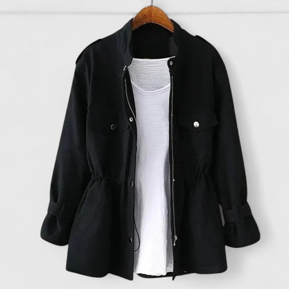Manteau Safari Femme à Manches Longues