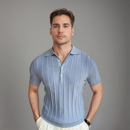 Polo Homme Classique Coton Décontracté