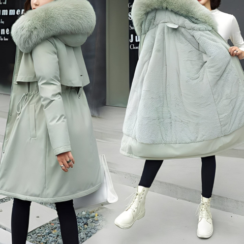 Manteau femme hiver doux et isolant