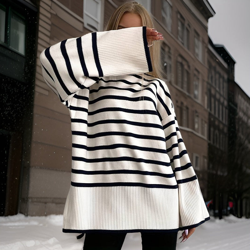 Pull Femme Hiver Chaud et Confortable Longues Manches