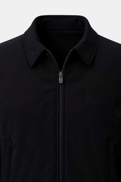 Blouson Homme Noir Élégant
