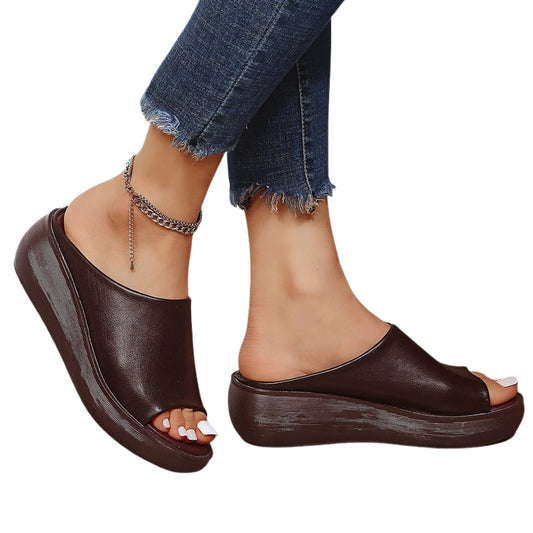 Sandales Femmes à Talon Plat et Bout Ouvert - PanierRoyale