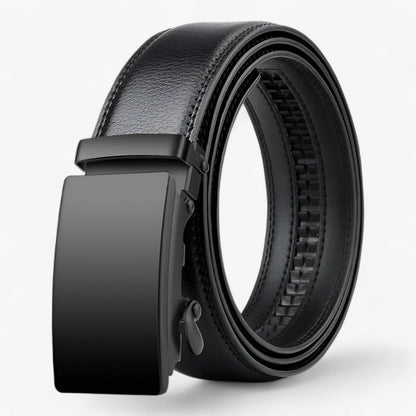 Ceinture Cuir Classique avec Boucle Métal Réglable