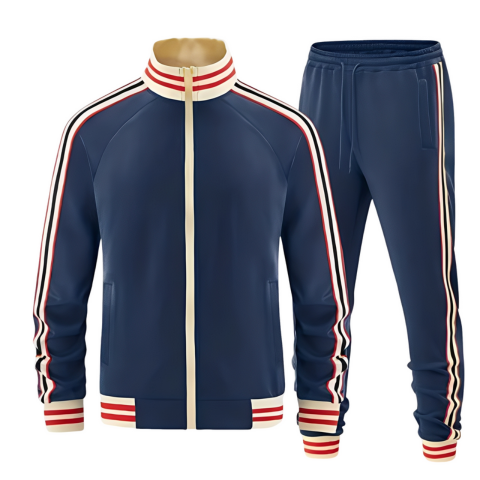 Maillot de sport rayé homme 2 pièces