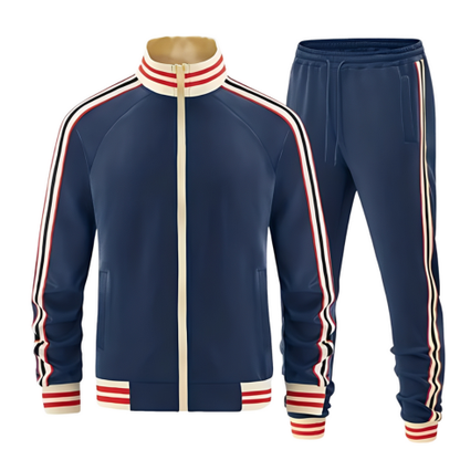 Maillot de sport rayé homme 2 pièces