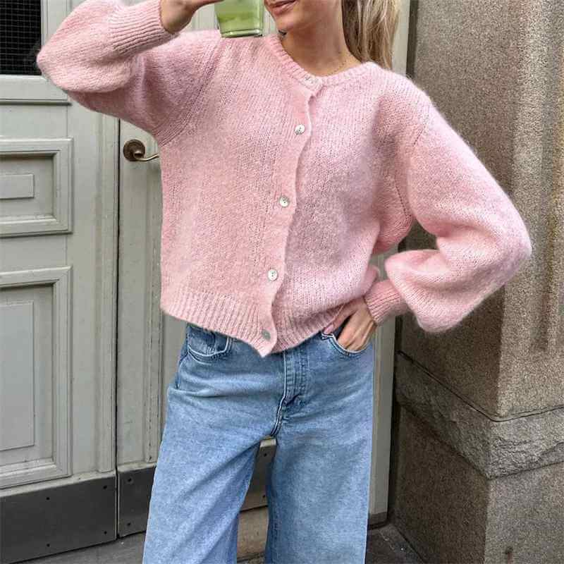 Gilet Femme Hivernal en Laine Douce et Chaud