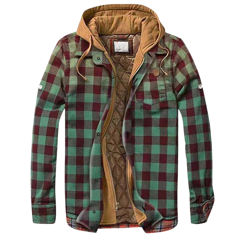 Veste imperméable à capuche zippée longue