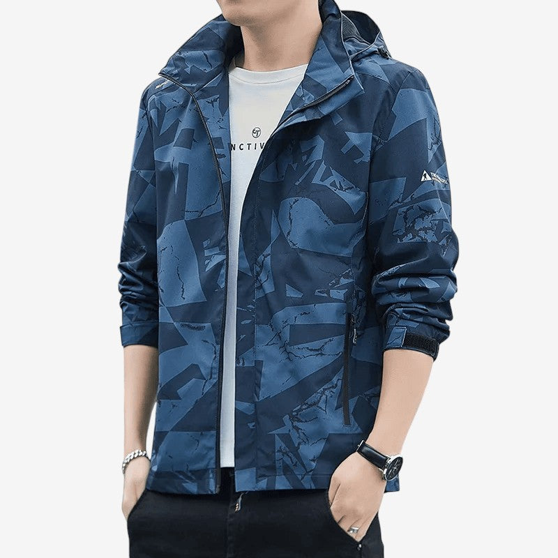 Veste Streetwear Capuche Manches Longues et Poches Zippées