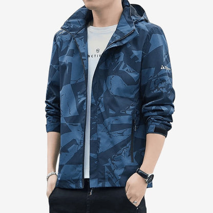 Veste Streetwear Capuche Manches Longues et Poches Zippées