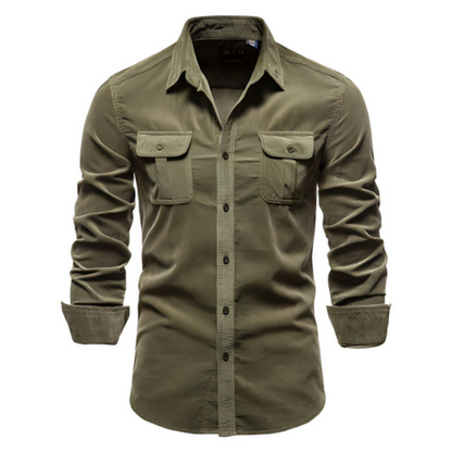 Chemise Homme Manches Longues Classique et Confortable