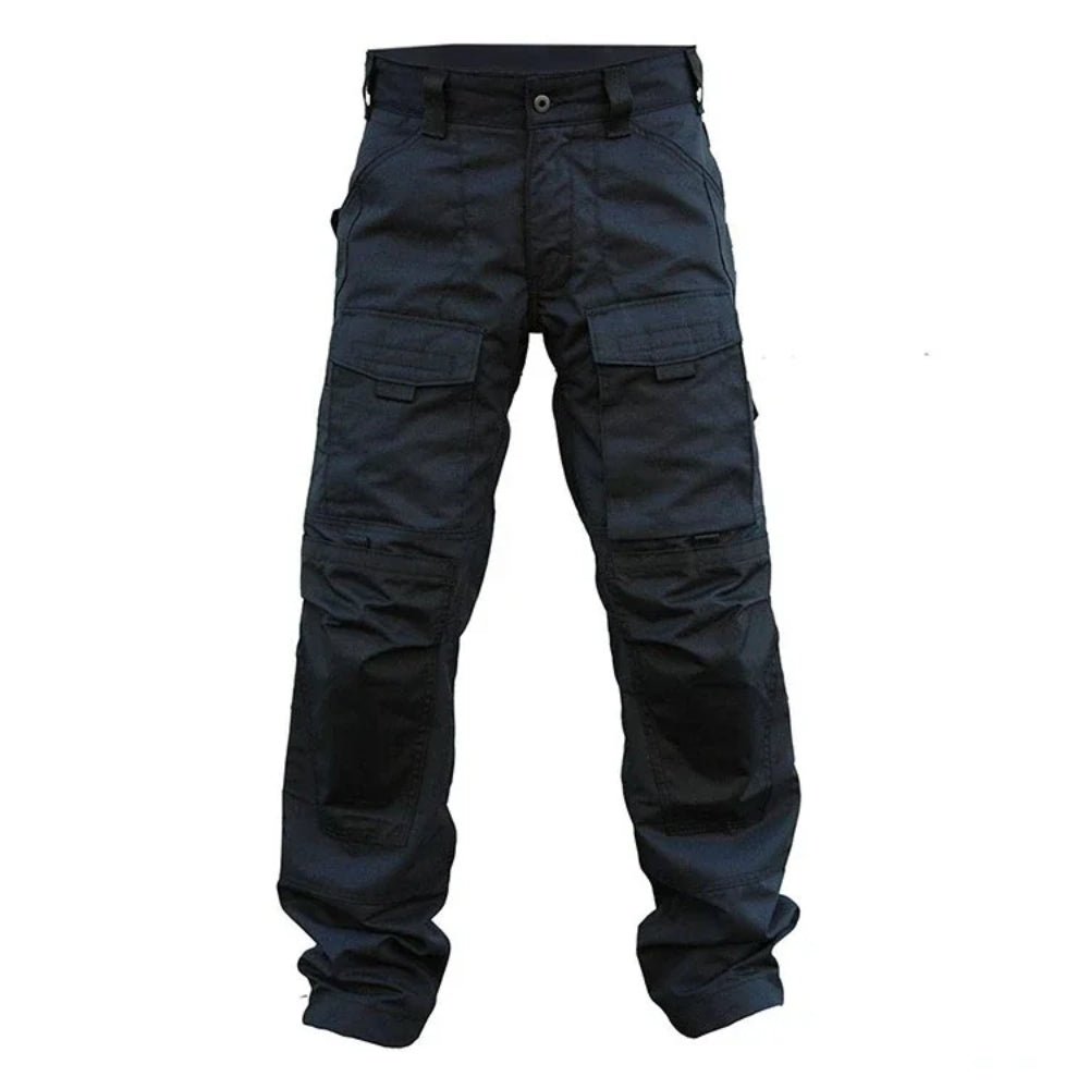 Pantalon Tactique avec Poches Multi-Directions et Ceinture Élastique