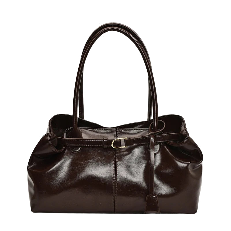 Sac à Main Élégant avec Bague en Métal