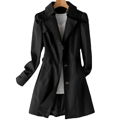 Manteau Femme Trench Classique Beige Doublé