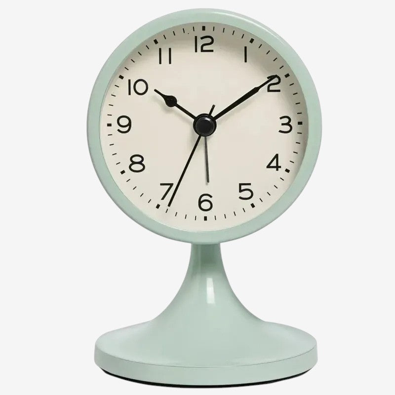 Réveil Moderne Rond en Verre pour Intérieur