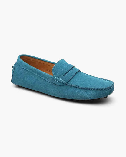 Mocassin Homme Cuir Velours Confortable
