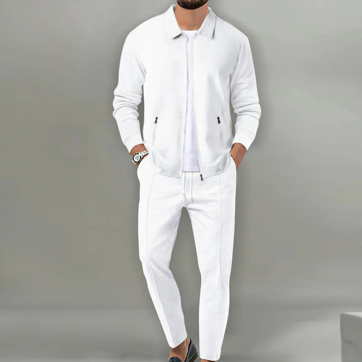 Costume Homme 2 Pièces Slim Fit avec Veste et Pantalon Étroit