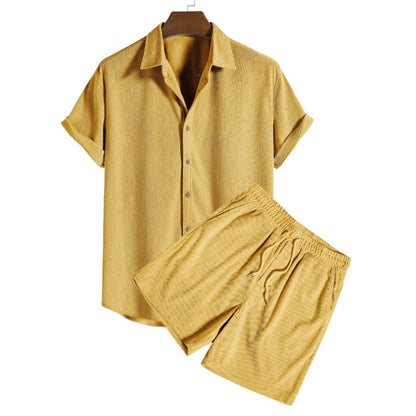 Chemise et Pantalon Linéaire pour Homme Été