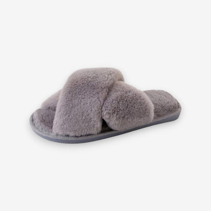 Chaussons Mules à Talons Plats Confortables