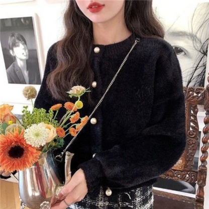 Cardigan Chaud et Doux pour Hiver en Cachemire