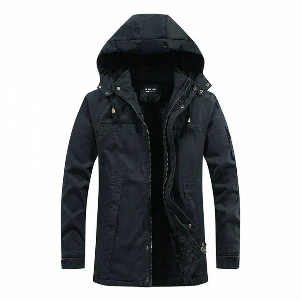 Veste Duvet Homme Vert Kaki Étanche
