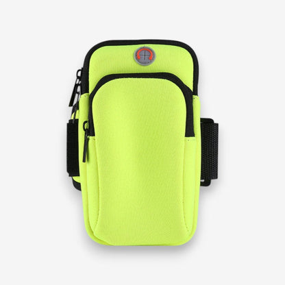 Brassard de sport réglable avec fermeture éclair et sangle ajustable