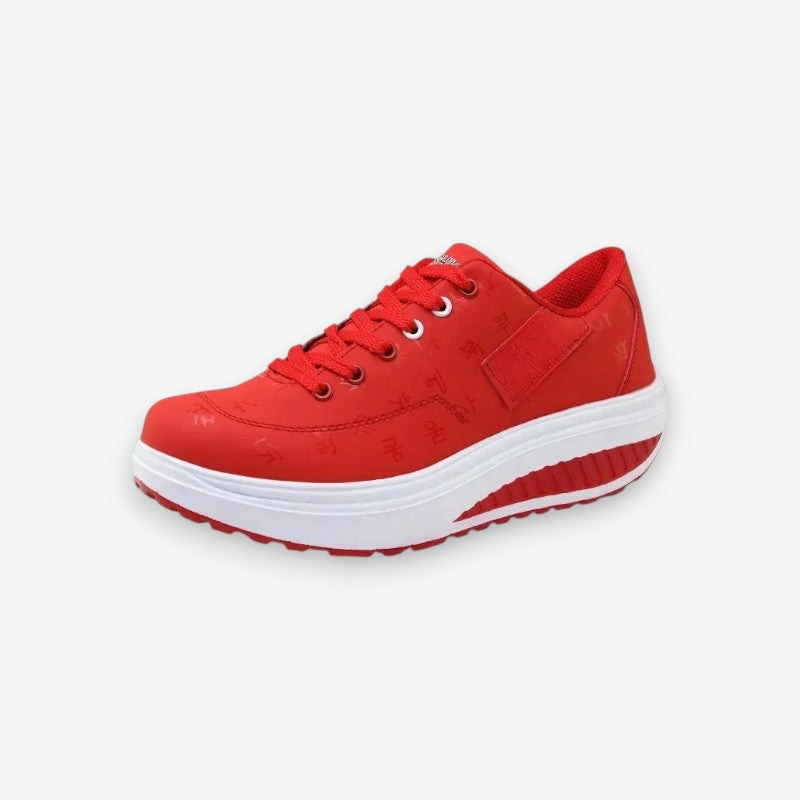 Chaussures Femmes Confort avec Semelle Plate et Lacets Élastiques