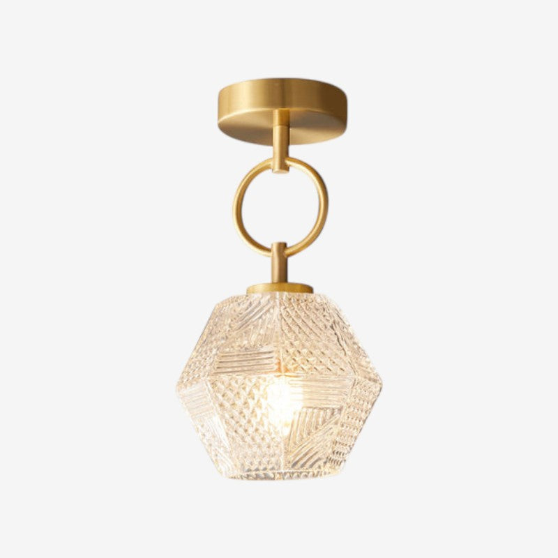 Luminaire Suspendu Cristal Design Élégant