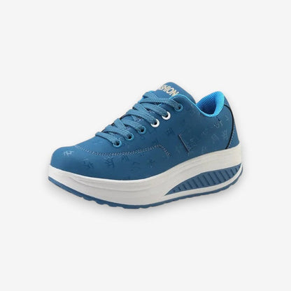 Chaussures Femmes Confort avec Semelle Plate et Lacets Élastiques