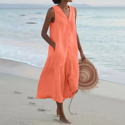Robe Été Chic en Dentelle pour Femme
