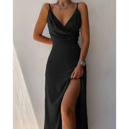 Robe de Soirée Chic Décolletée Col en V