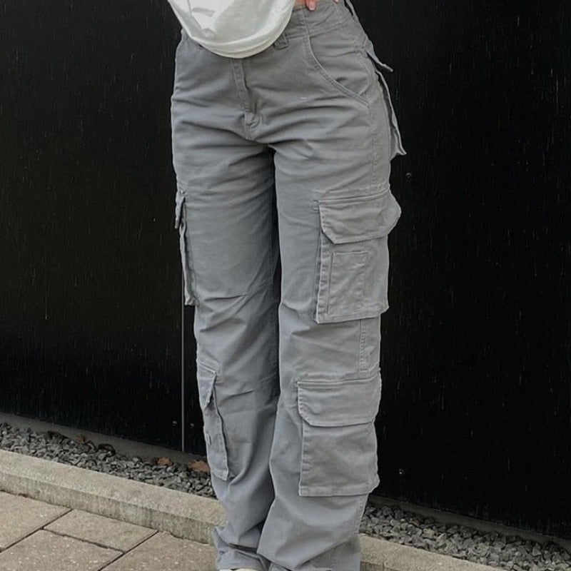Pantalon Cargo Casual avec Poches Multi-Fonctions