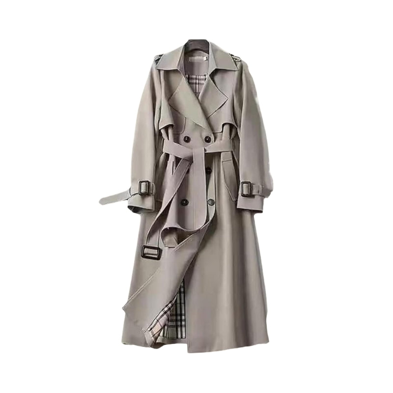 Imperméable Femme Classique à Ceinture Élégante - PanierRoyale