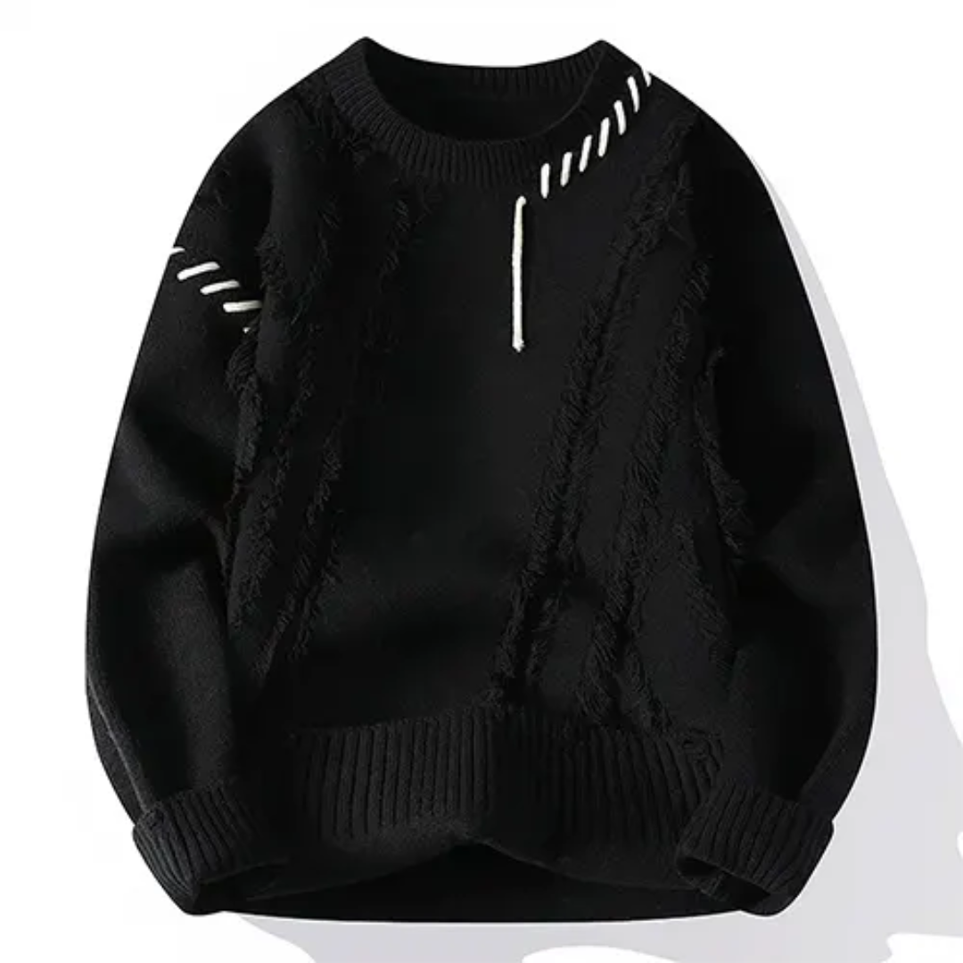 Pull Hiver Patchwork Mode Homme