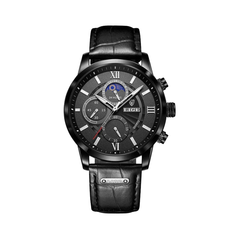 Montre Femme Minimaliste avec Cadran Blanc et Bracelet Cuir