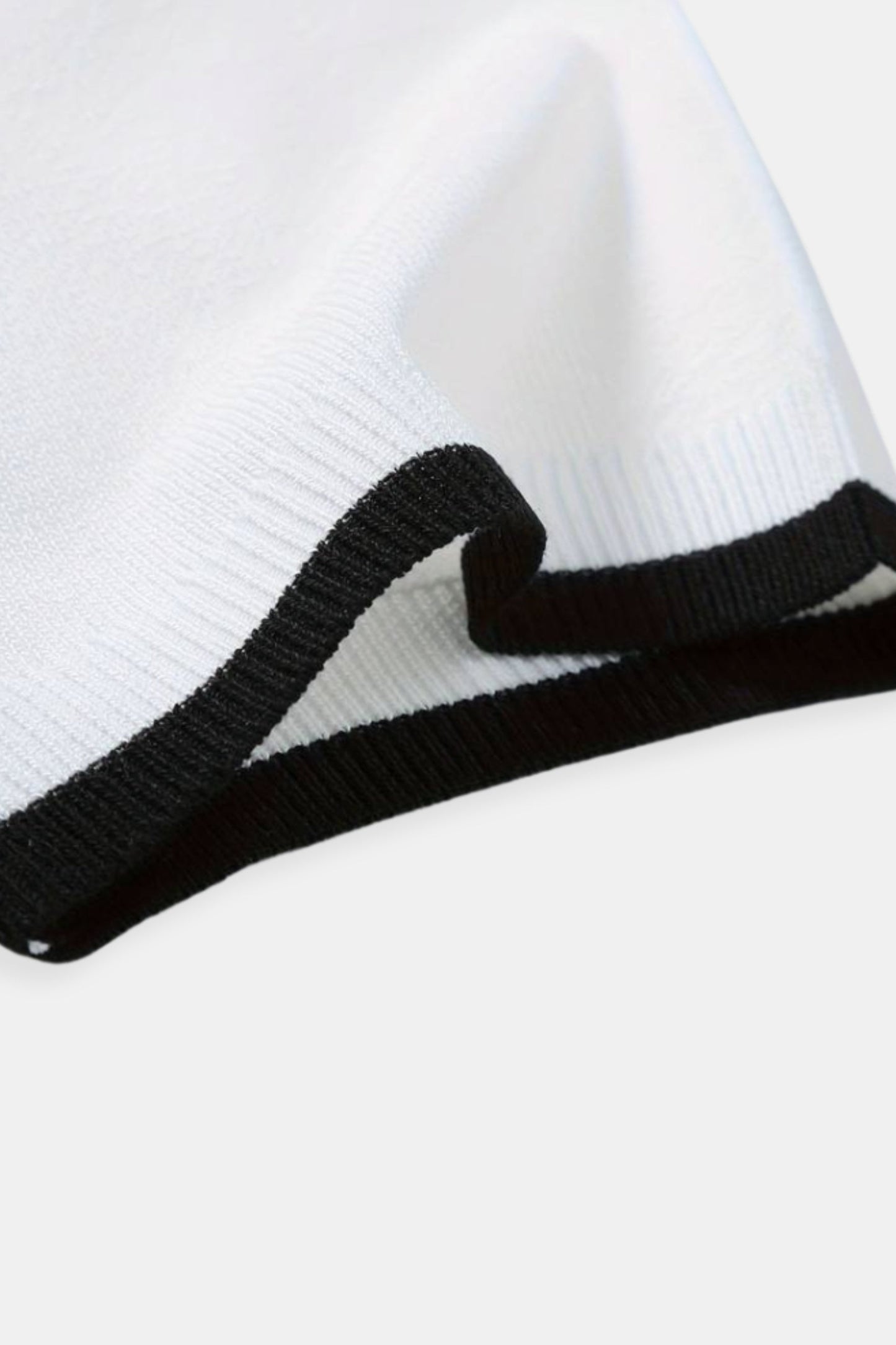 Chemise Polo Classique à Fermeture Éclair Contraste