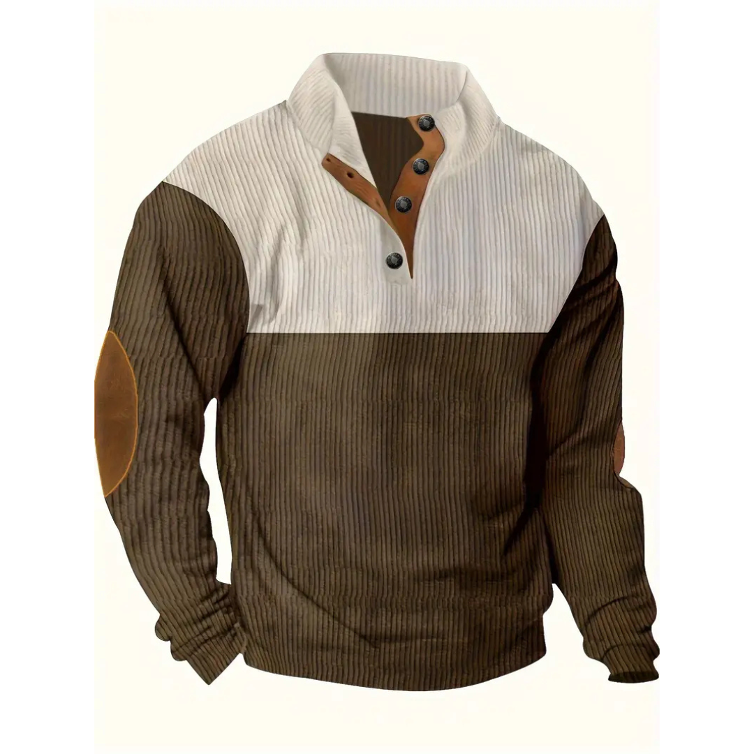 Pull Col Montant Homme Chaud Hivernal