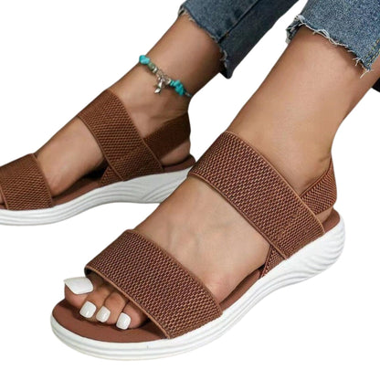 Sandales Platesforme Femmes à Sangles Réglables
