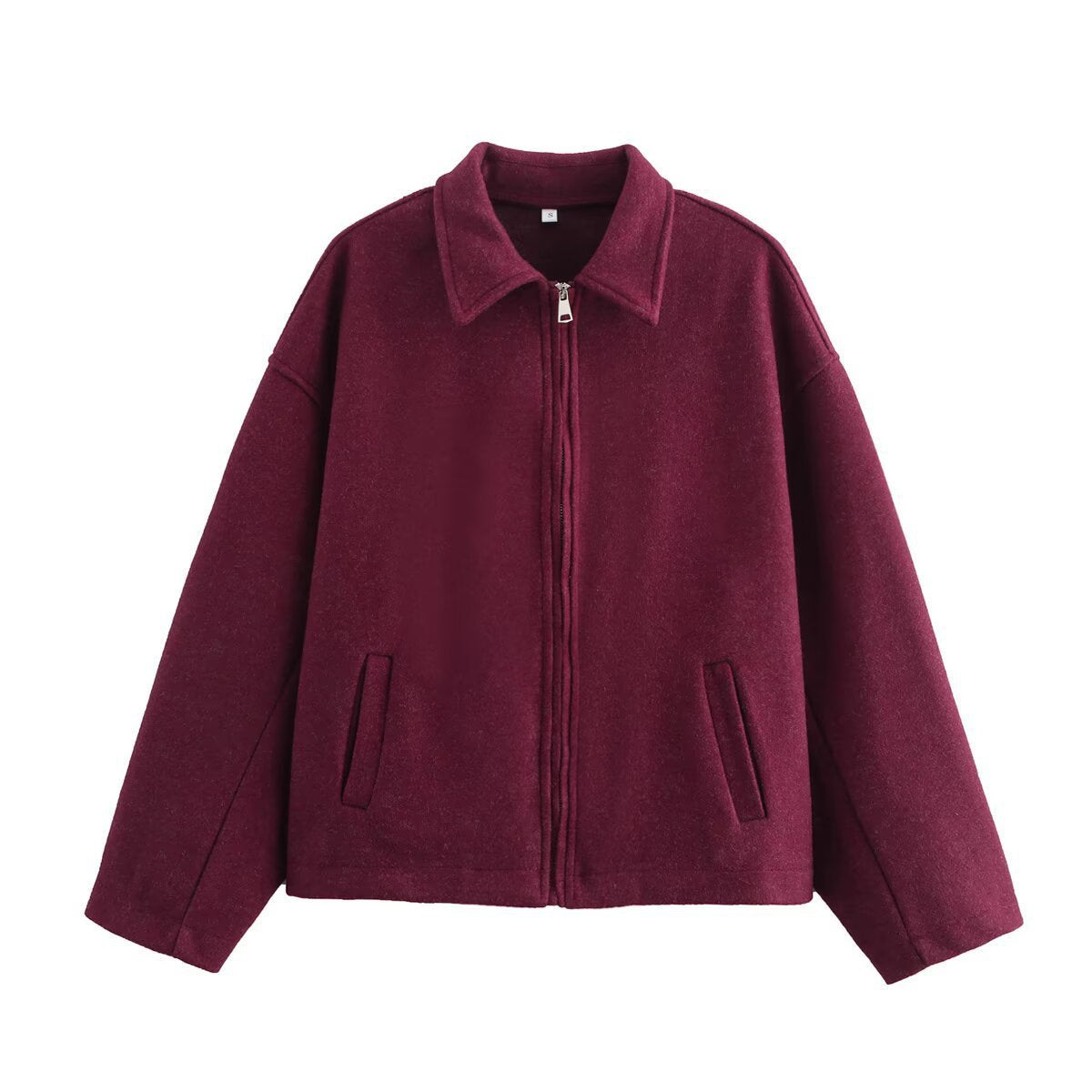 Veste Femme Élégante en Laine Mélange Hiver