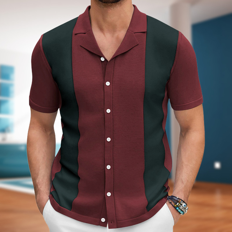 Chemise Homme Décontractée en Coton