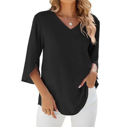 Top Femme Long à Manches pour Été